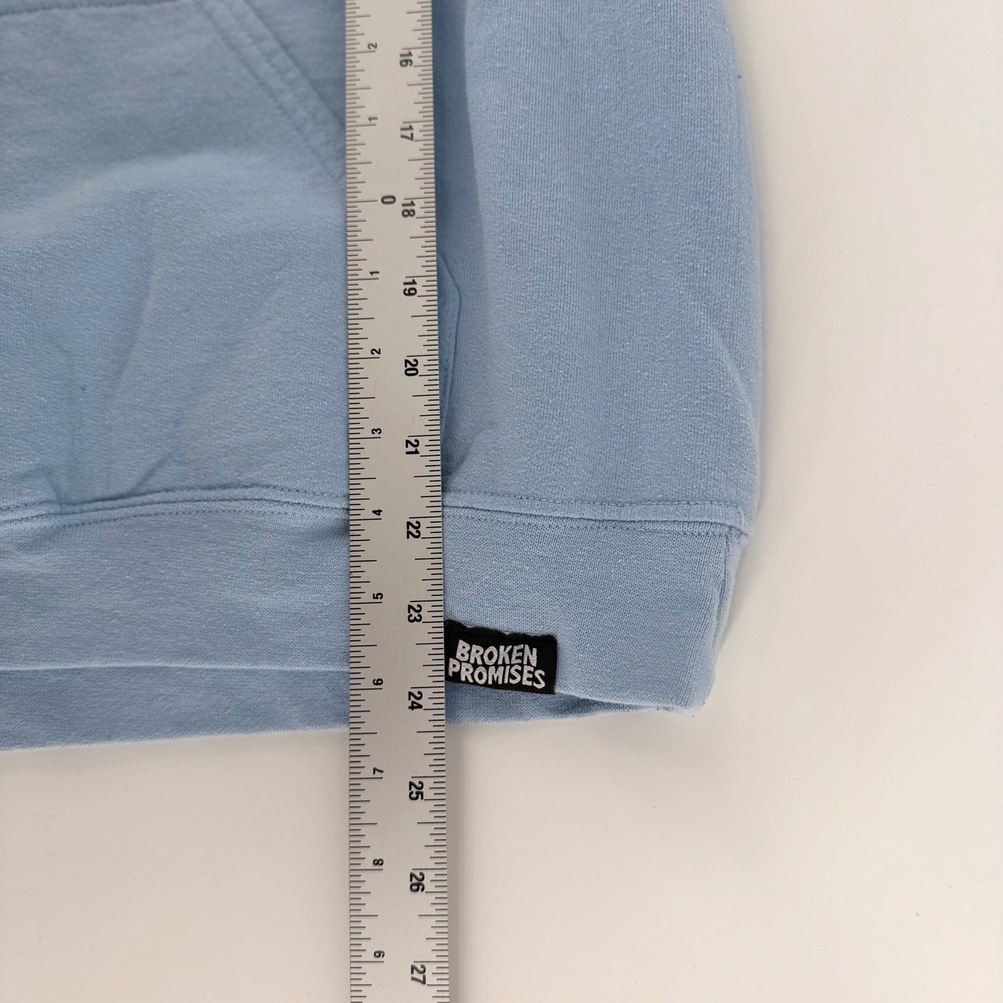 Broken Promises x Santa Cruz Screaming Rose Hoodie Light Blue Graphic S