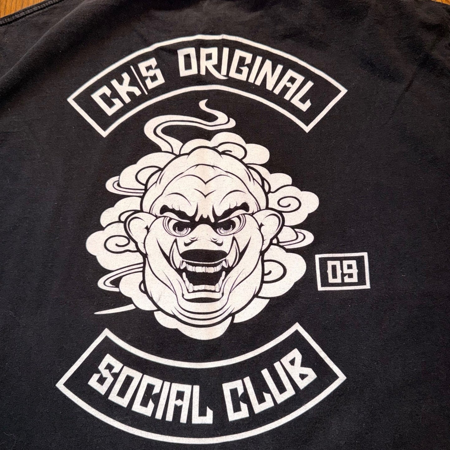 CKS Original Social Club Top Vape Chapter Graphic T-Shirt XL Black