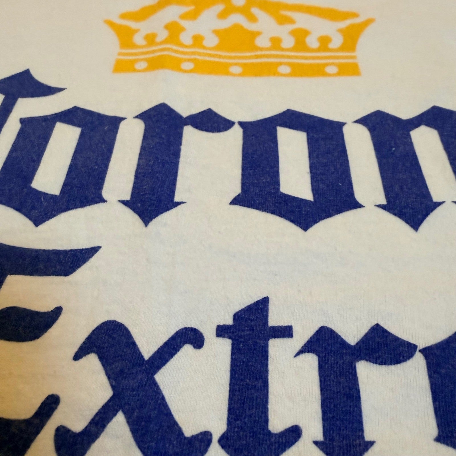Corona Extra Graphic T-Shirt Logo White XL