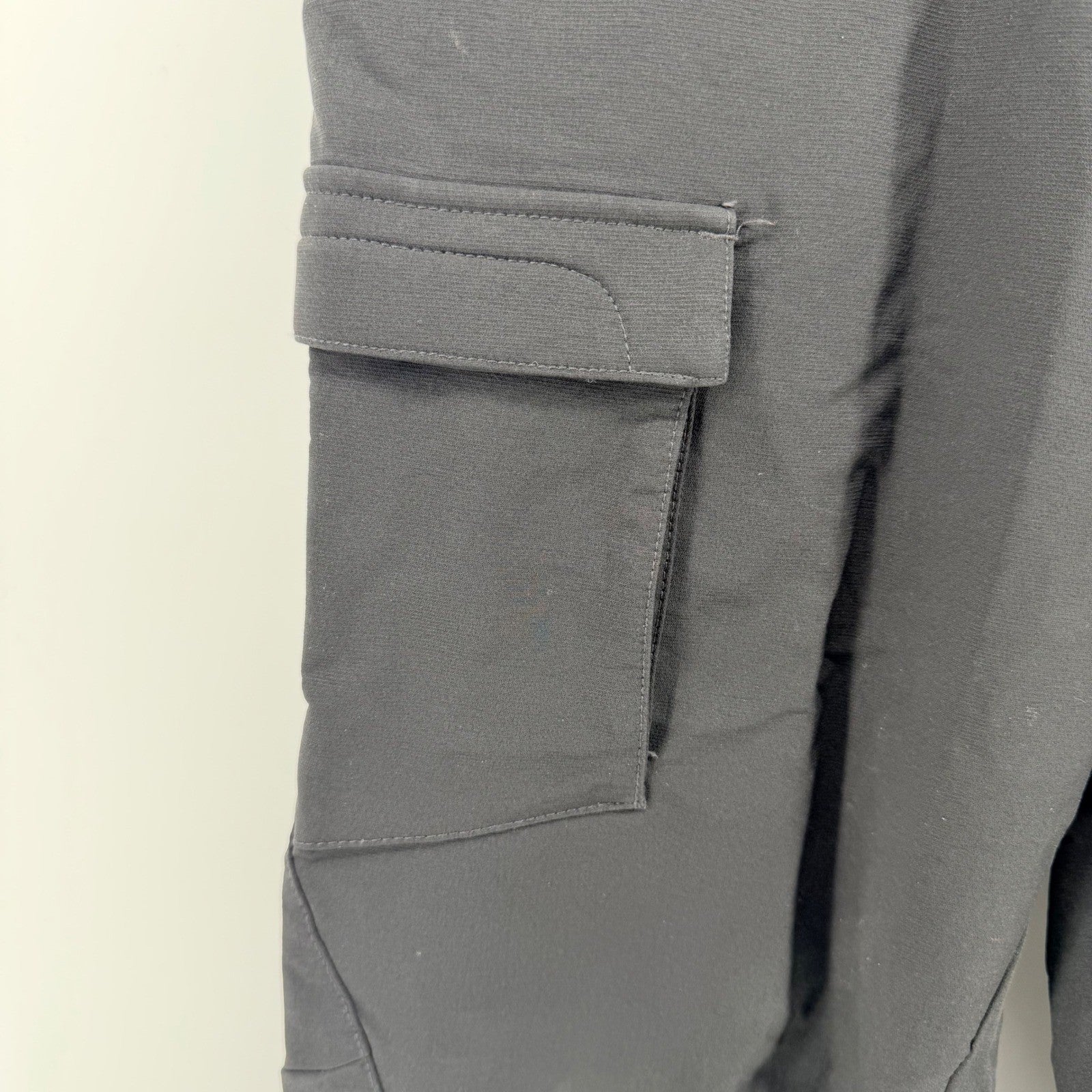 Mountain Hardwear Mens Technical Hiking Cargo Pants Softshell Black 34 Short