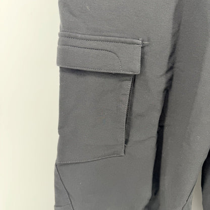 Mountain Hardwear Mens Technical Hiking Cargo Pants Softshell Black 34 Short