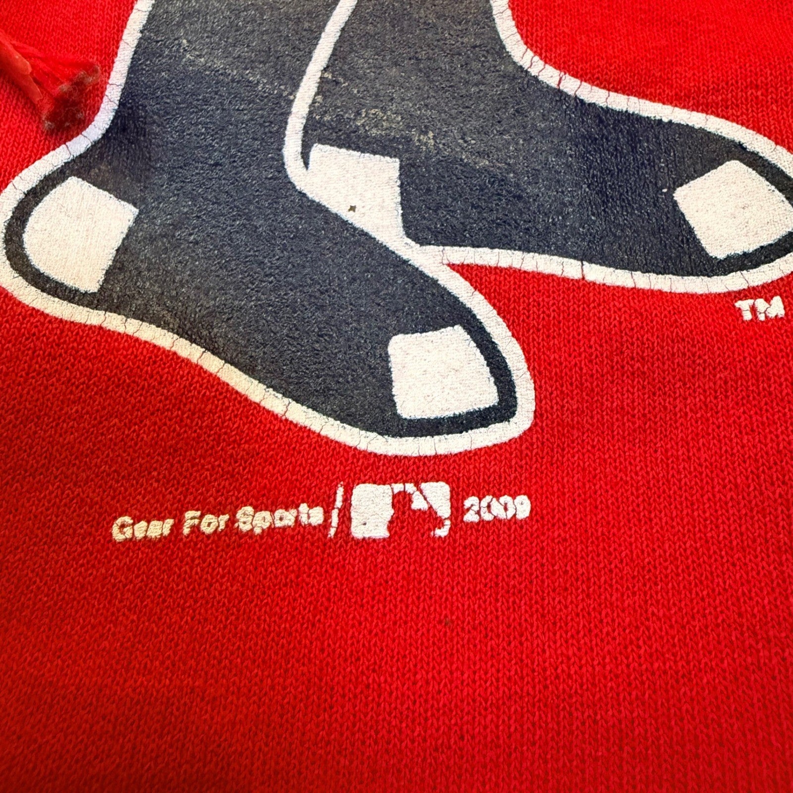 Hanes Boston Red Sox MLB Hoodie 2009 Gear For Sports XL Red Sweatshirt