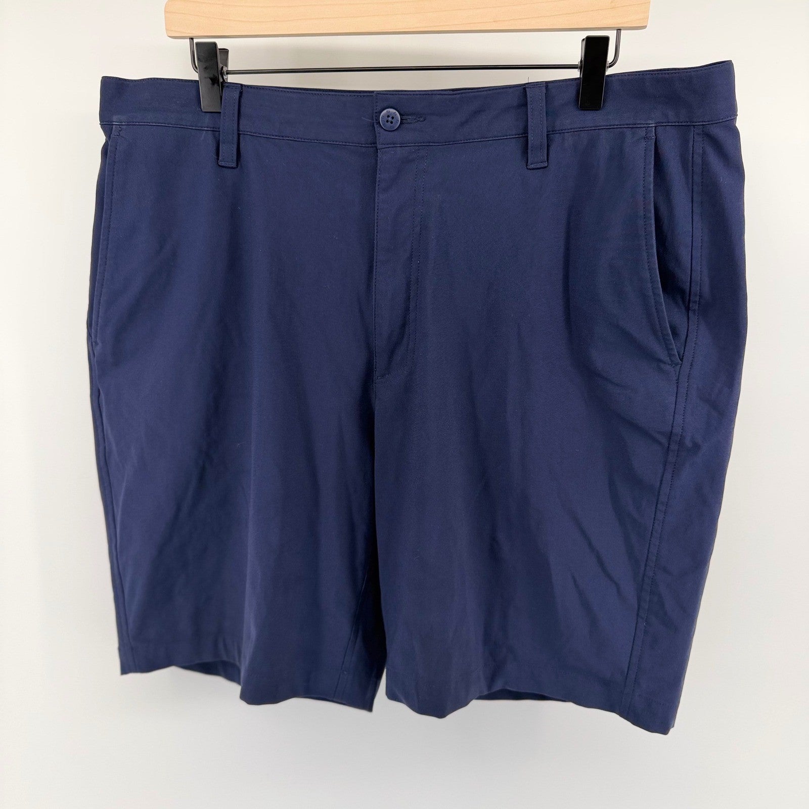 FootJoy Performance Golf Shorts Navy Blue Flat Front Activewear Size 36 Mens