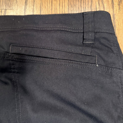 Wrangler Pants Men's 33x30 Black Flex Waist Cargo Hiking Straight 10NW788NB