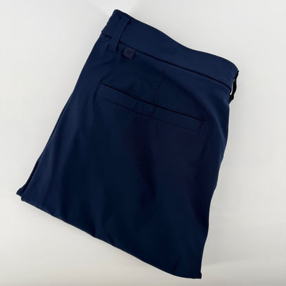 Lululemon Commission Slim Fit Pant Warpstreme Navy Blue Tech Chino 33 x 31