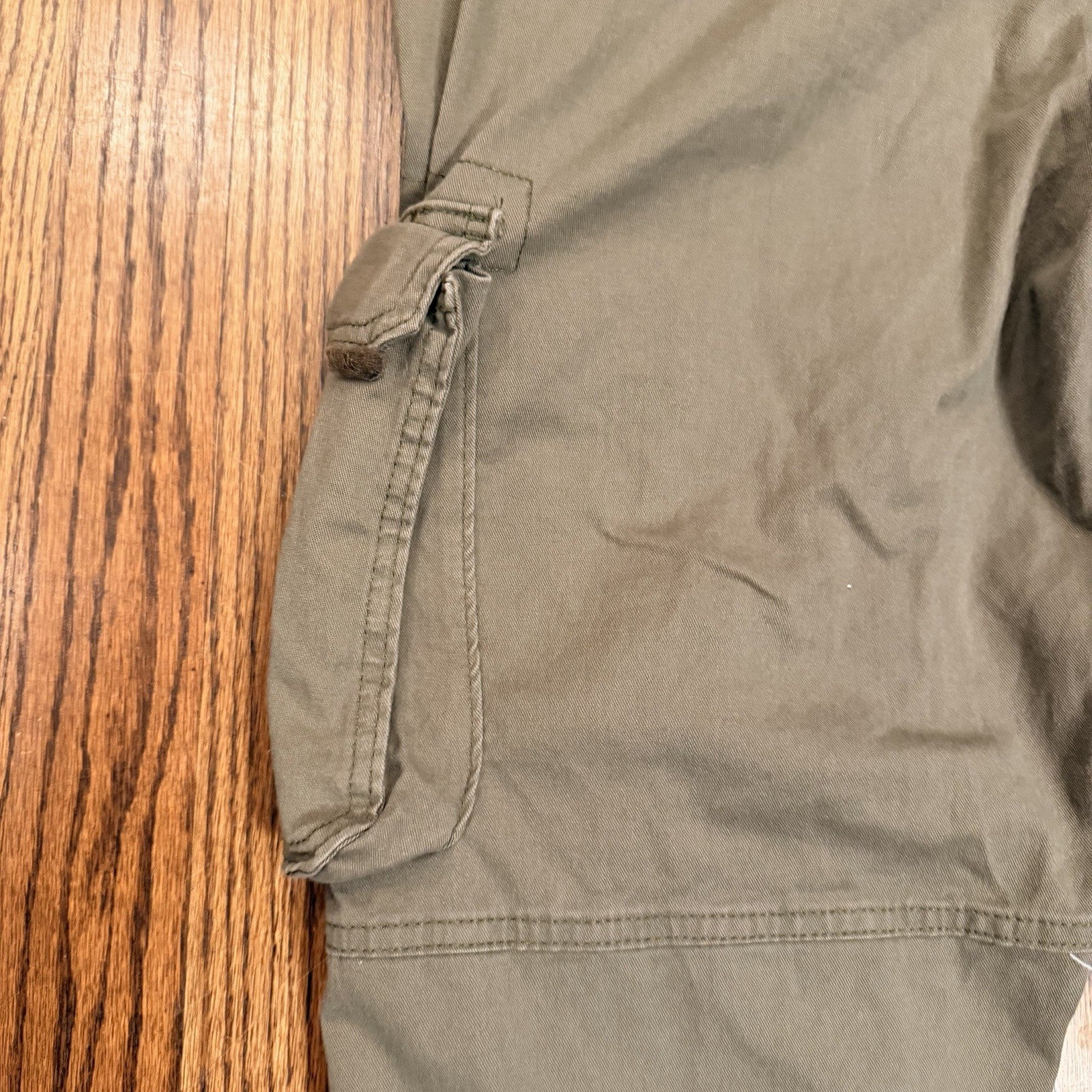 Wrangler Men's Stretch Taper Leg Regular Fit Cargo Pant Green 38x32