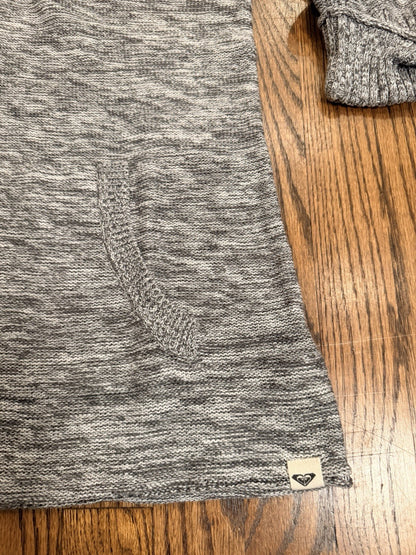 ROXY Sweater, Women's Size Medium, Black White, Knit, Pullover, V-neck