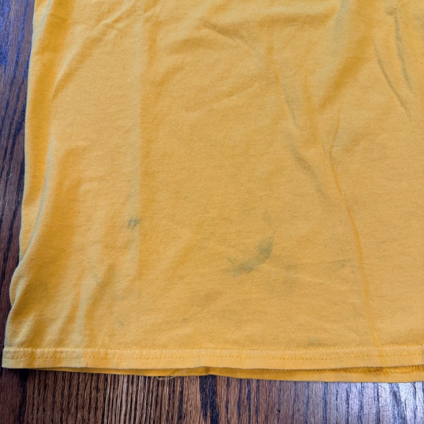 Frontline USMC 2nd Battalion Fox Company MCRD San Diego Shirt Small Yellow