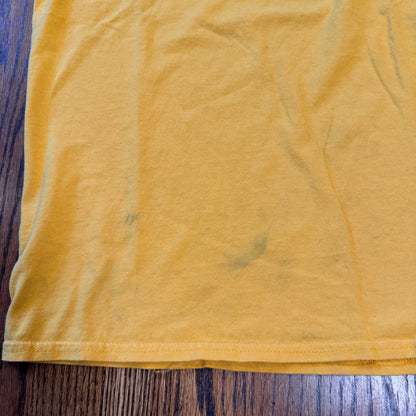 Frontline USMC 2nd Battalion Fox Company MCRD San Diego Shirt Small Yellow