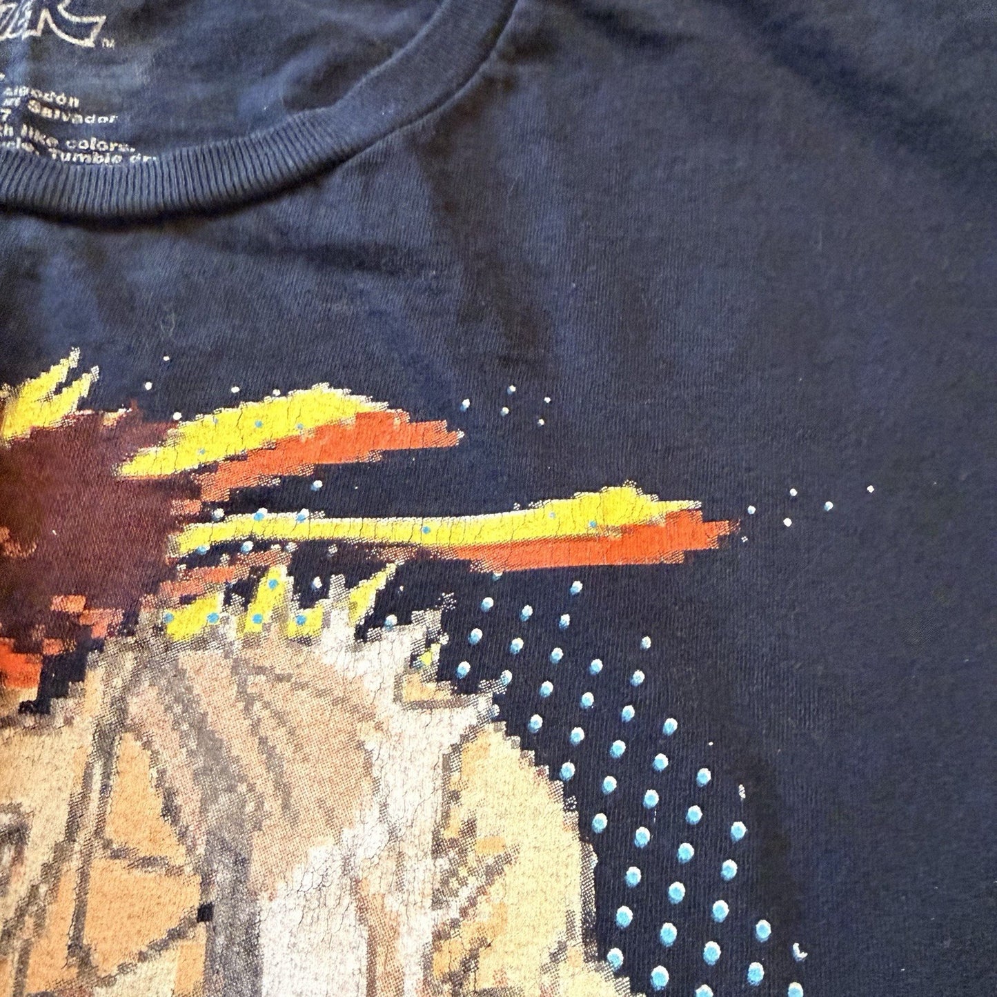 Street Fighter Mens T Shirt Black XL Ryu Ken Chun-Li Graphic Tee