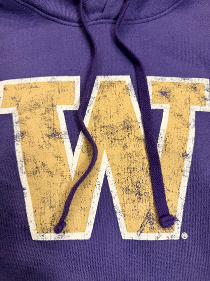 University of Washington Huskies Hoodie National Collegian Purple Size Small