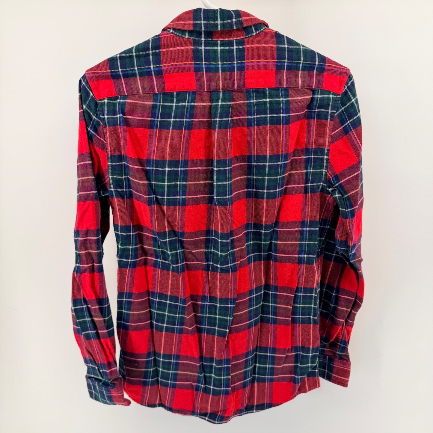 Vineyard Vines Plaid Button Down Shirt Red Green Holiday Tartan Large L