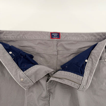UNTUCKit Straight Fit 5-Pocket Pants Gray Stretch Cotton Chinos 35x32 Mens