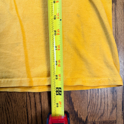 Frontline USMC 2nd Battalion Fox Company MCRD San Diego Shirt Small Yellow