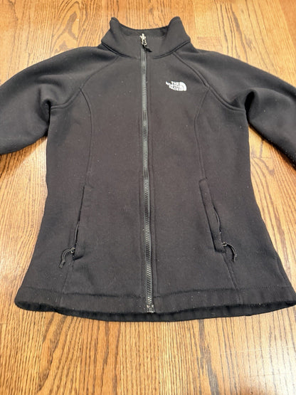 The North Face Jacket Womens S Black Full Zip Fleece