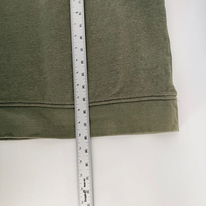 Orvis Quarter Zip Pullover Sweatshirt Fly Fishing Logo XXL Olive Green Heather