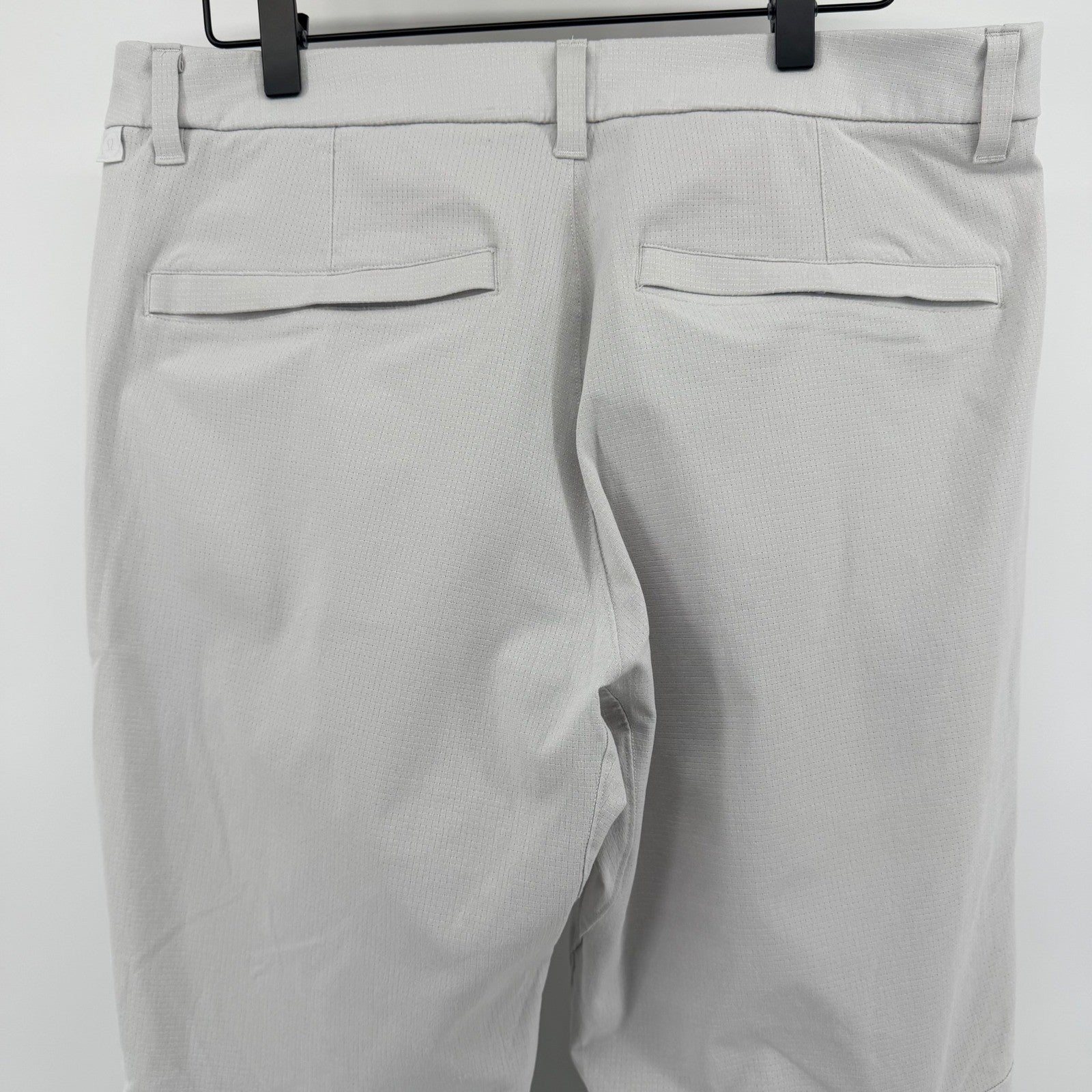 Lululemon Commission Slim Fit Pant Warpstreme Chino Golf 32x30 Light Grey