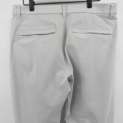 Lululemon Commission Slim Fit Pant Warpstreme Chino Golf 32x30 Light Grey