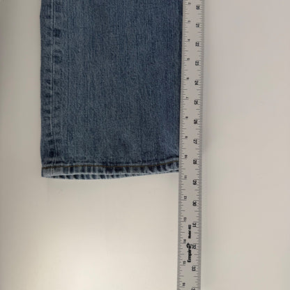 Levi's 501 Original Fit Straight Leg Button Fly Jeans 34x29 Blue Medium Wash