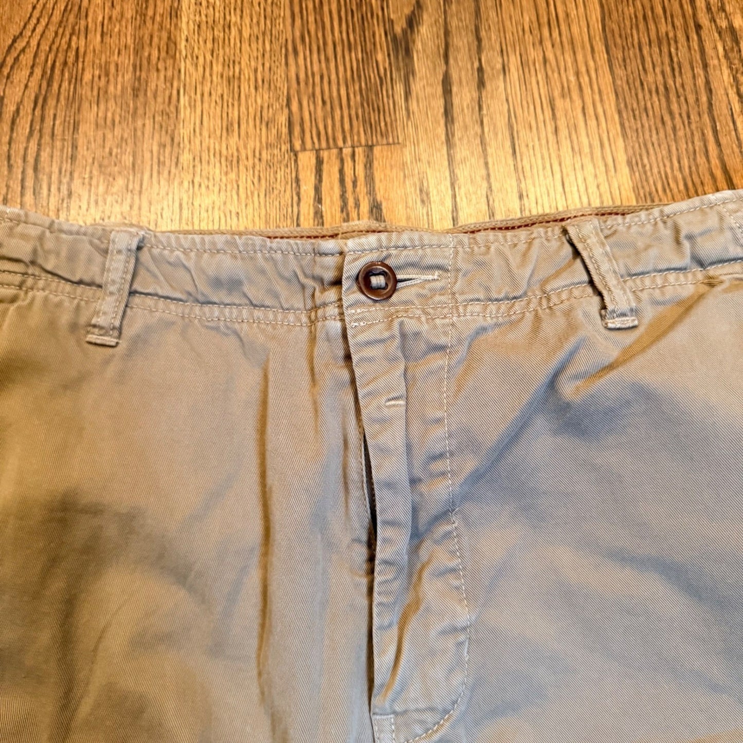 J. Crew Broken-In Cargo Pants Khaki Tan Cotton Utility 34x30 80981