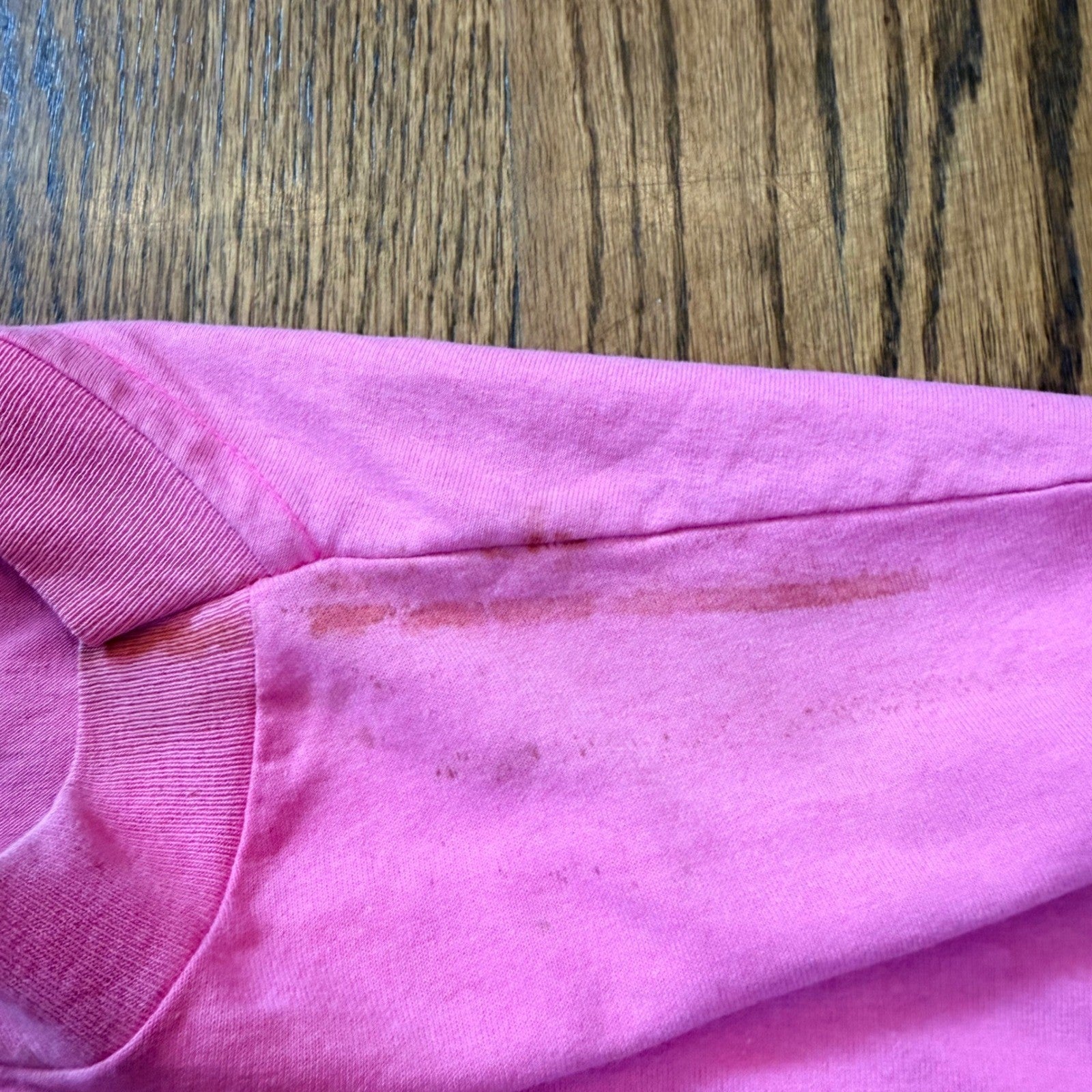 Vintage 92 Bloomsday St Lukes Med Staff Raceday Single Stitch T Sz L Pink 90s