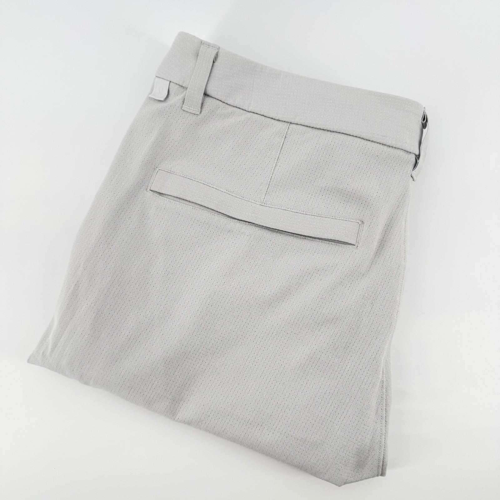 Lululemon Commission Slim Fit Pant Warpstreme Chino Golf 32x30 Light Grey