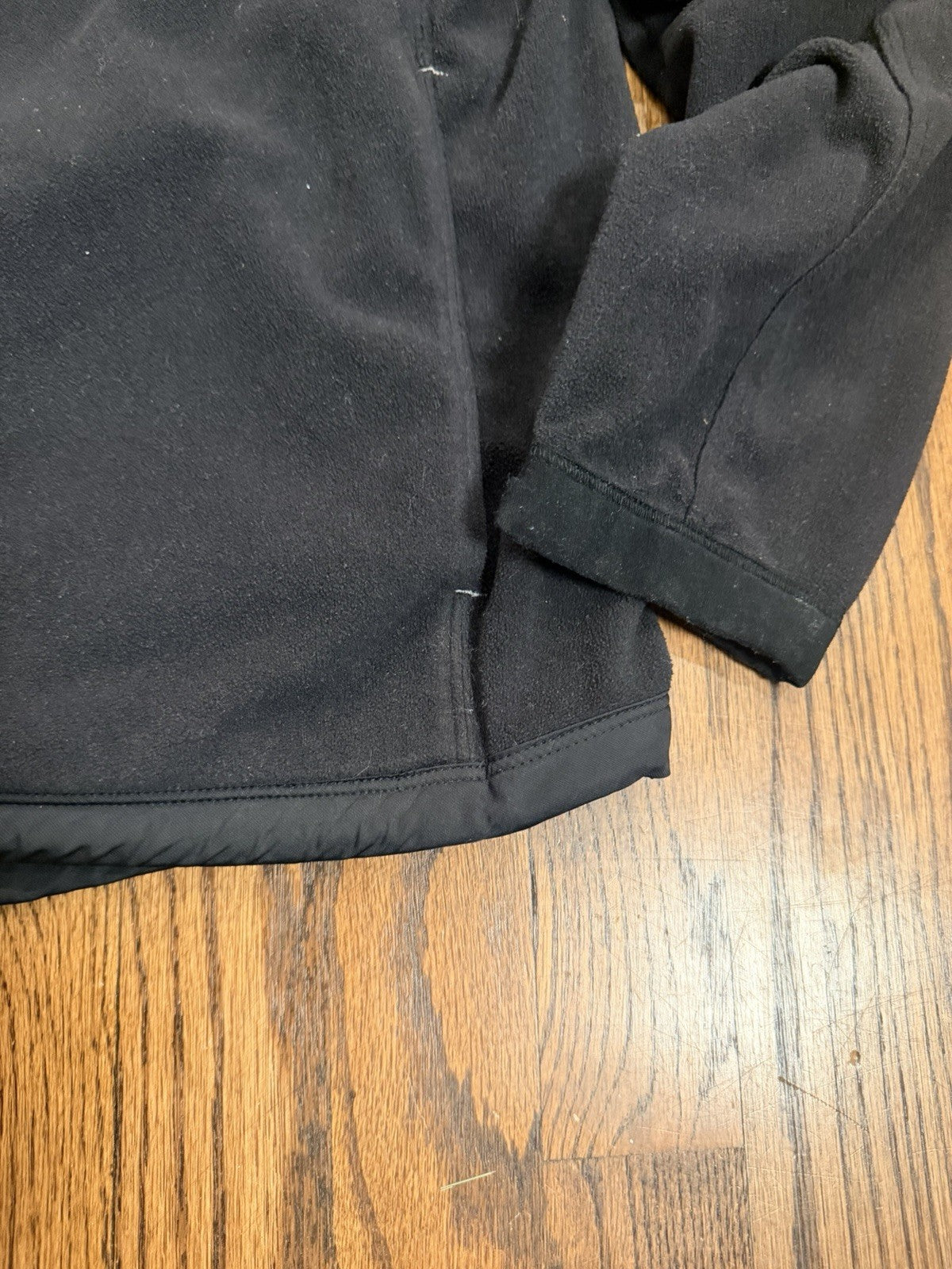 Vintage Y2K Nike Swoosh Logo Pullover Fleece Jacket Size M Black Zip Neck