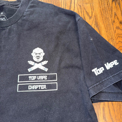 CKS Original Social Club Top Vape Chapter Graphic T-Shirt XL Black