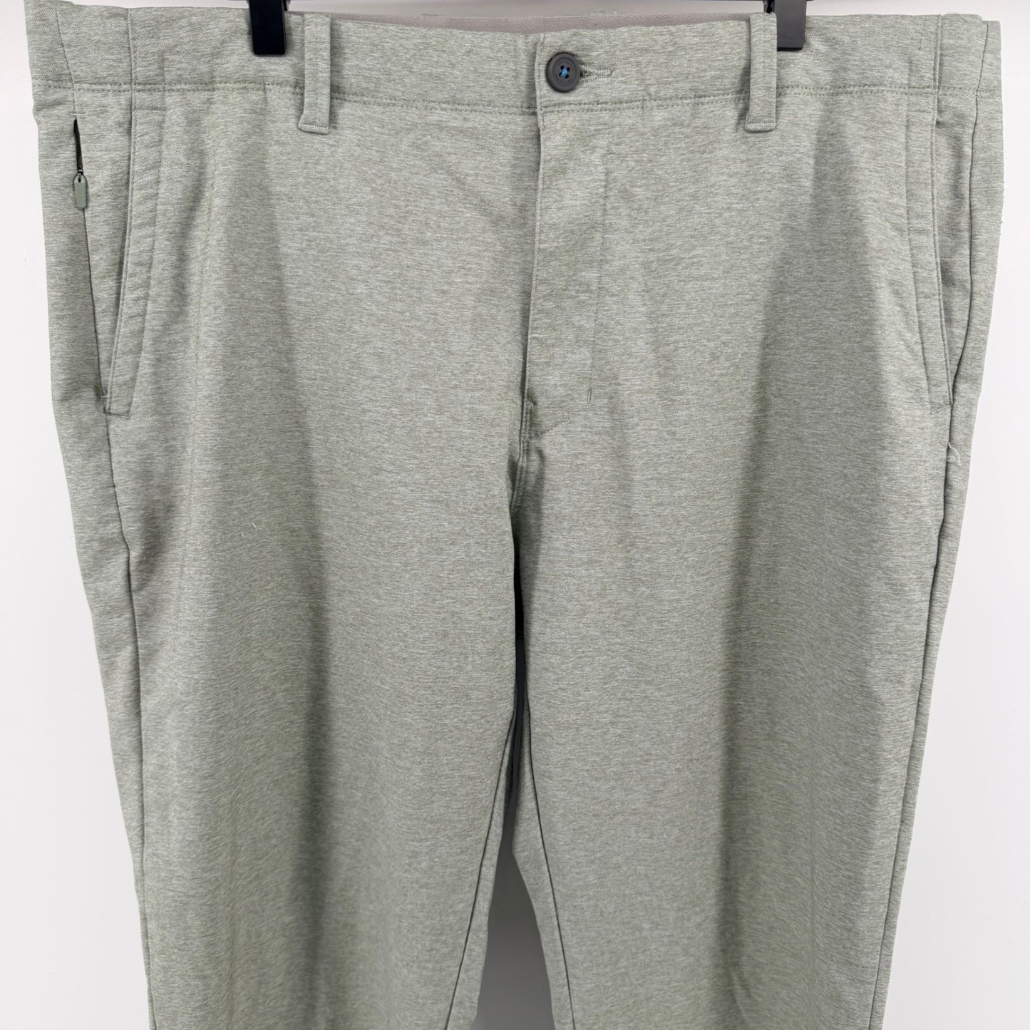 Tommy Bahama Boracay Performance Pants Green Heather Stretch Travel 38x29