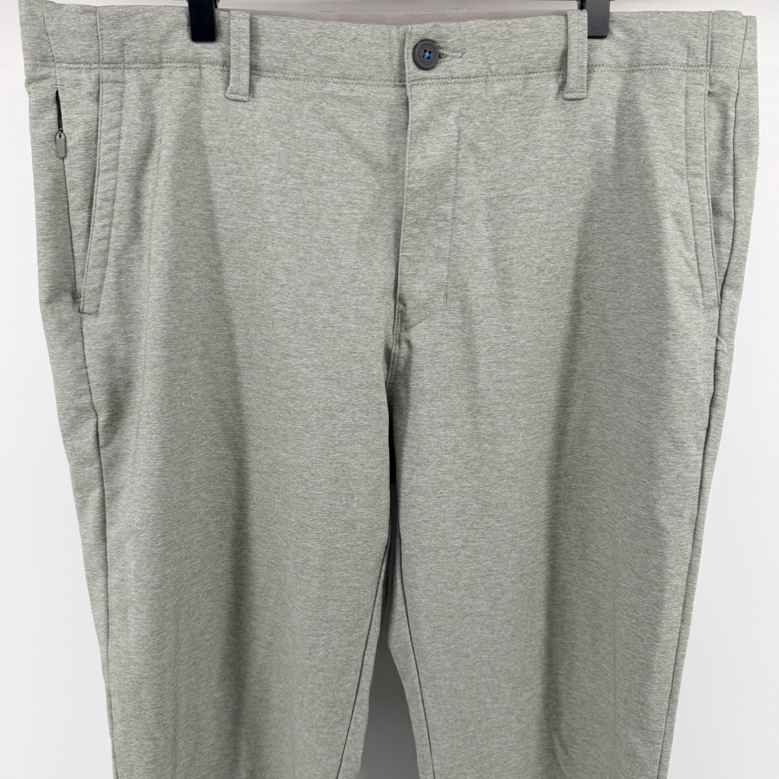 Tommy Bahama Boracay Performance Pants Green Heather Stretch Travel 38x29