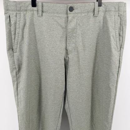 Tommy Bahama Boracay Performance Pants Green Heather Stretch Travel 38x29