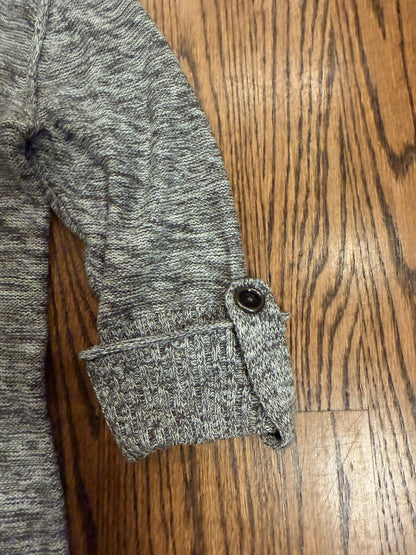 ROXY Sweater, Women's Size Medium, Black White, Knit, Pullover, V-neck