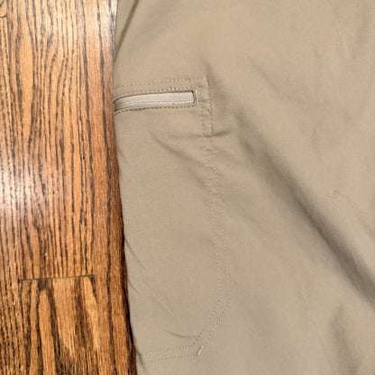 Wrangler Pants Men's 38x30 Tan Flex Waist Cargo Hiking Straight 10NW788FR
