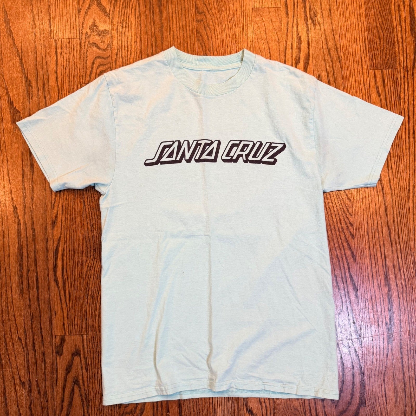 Santa Cruz Skateboards Classic Logo T-Shirt Mint Green Small