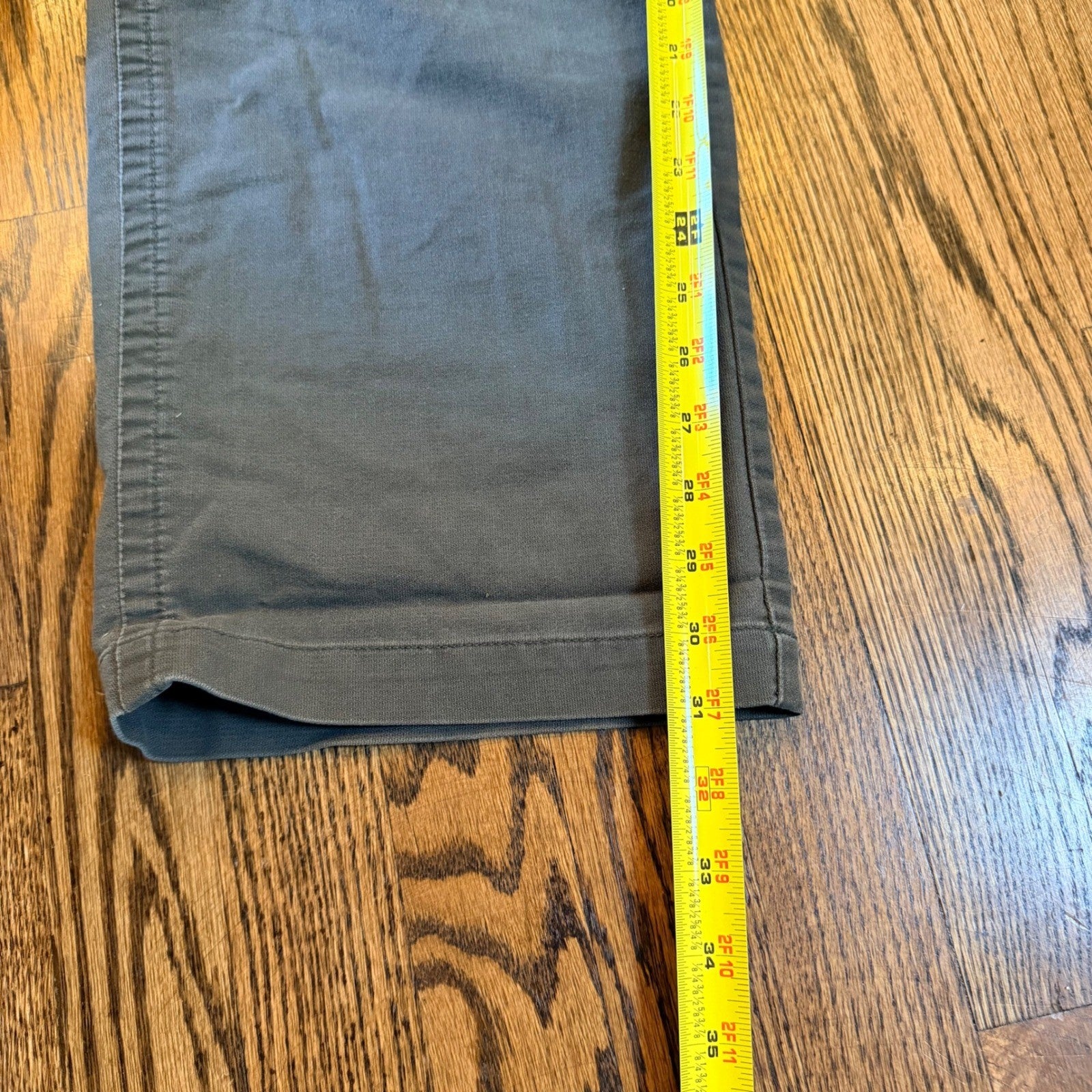 Vintage Dockers Relaxed Fit Chino Pants Side Zipper Pocket 34x30 Green
