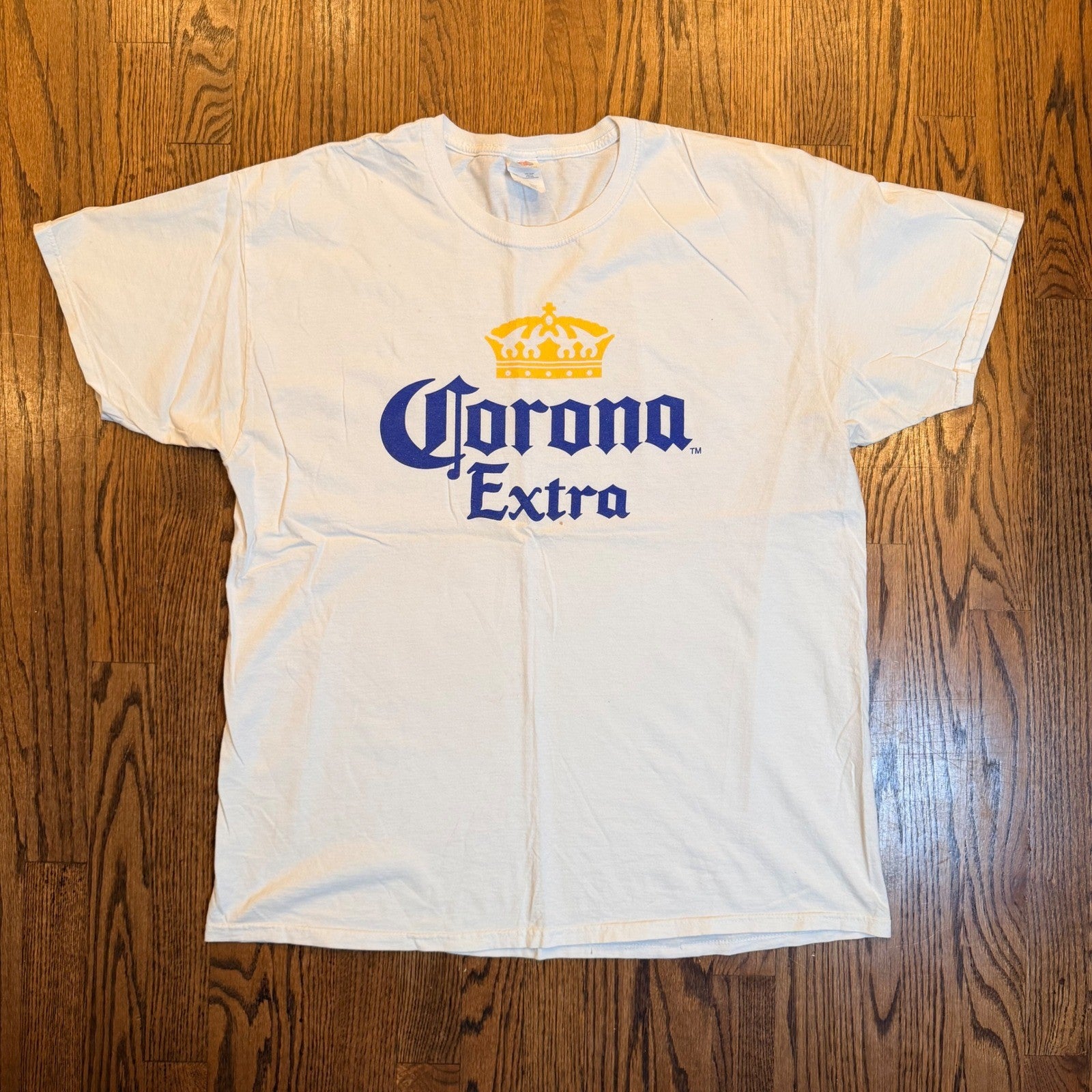 Corona Extra Graphic T-Shirt Logo White XL