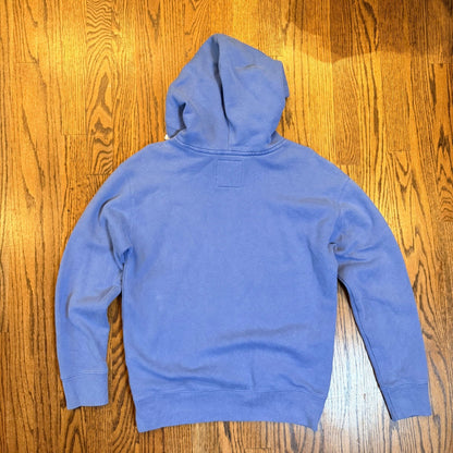 Hollister Must-Have Collection Fleece Hoodie Embroidered Logo XS Blue