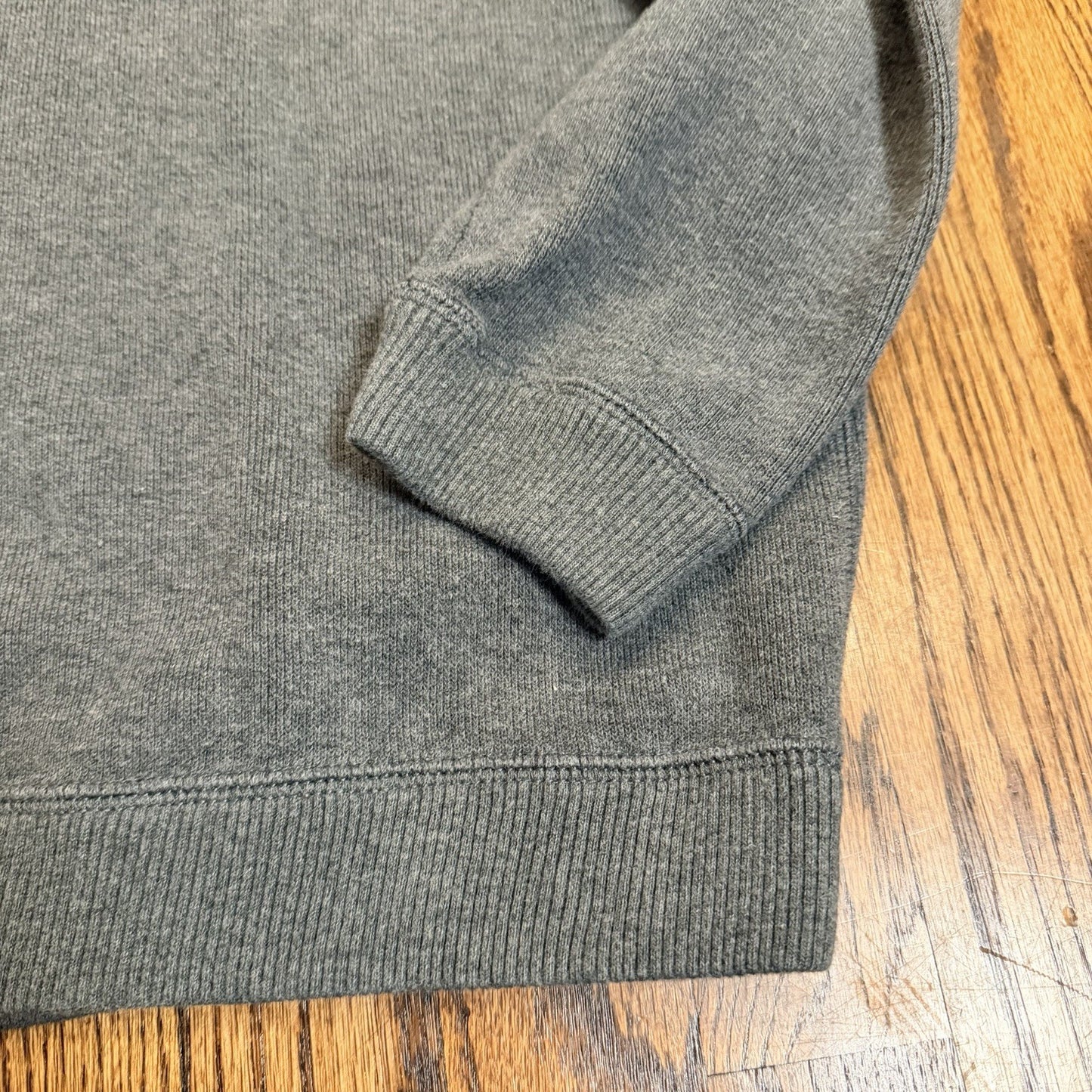 Tommy Bahama Men’s Reversible 1/4 Zip Pullover Sweater Grey/Purple Cotton L