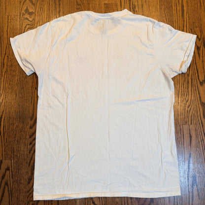 Bud Light Graphic T-Shirt Cotton Crew Neck Large White