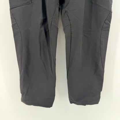 Mountain Hardwear Mens Technical Hiking Cargo Pants Softshell Black 34 Short