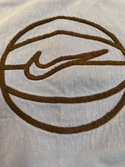 Nike Basketball Crewneck Sweatshirt Medium | Zipper Pockets | Blue Streetwear
