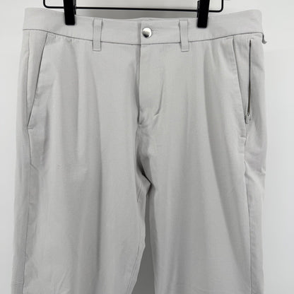 Lululemon Commission Slim Fit Pant Warpstreme Chino Golf 32x30 Light Grey