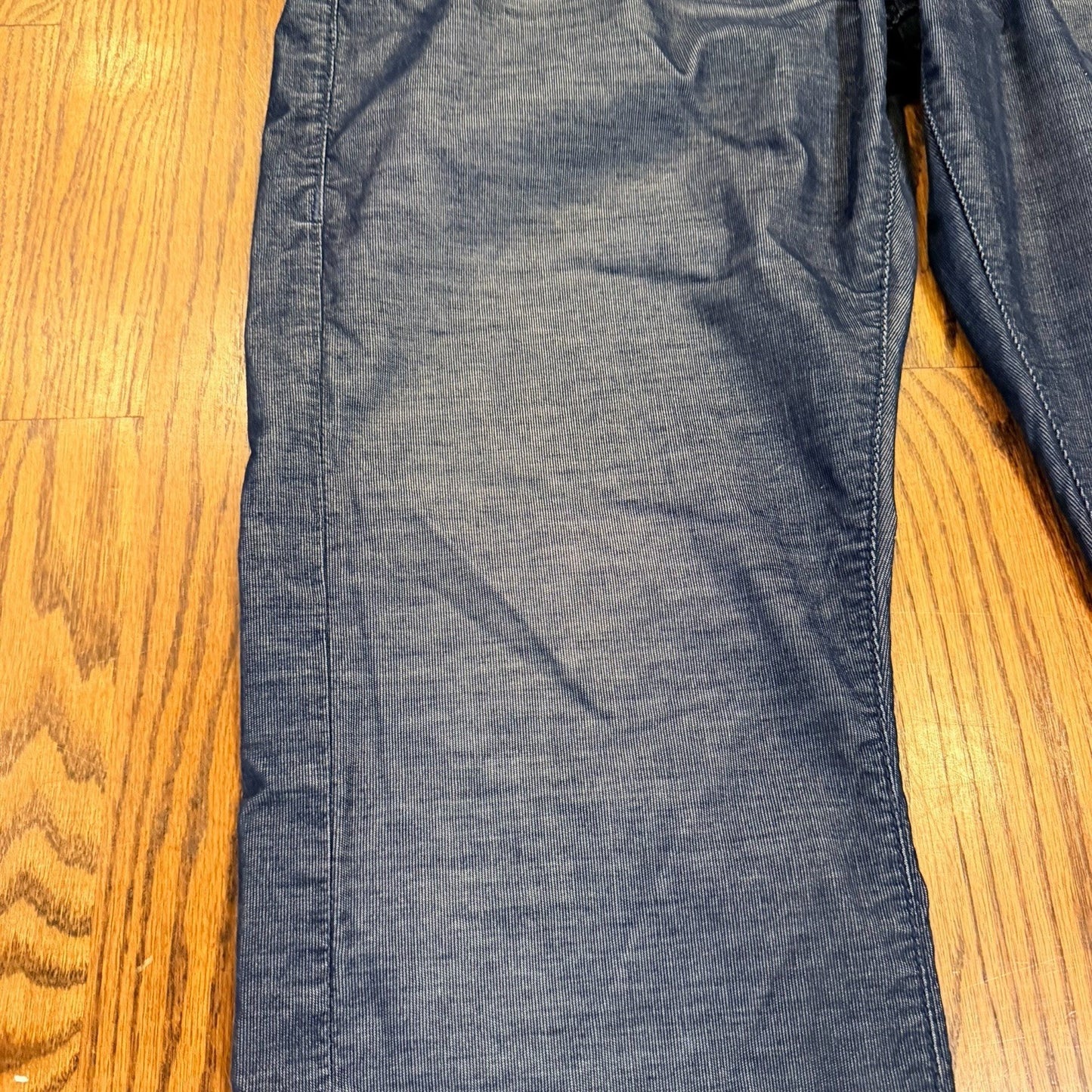 True Religion Ricky Relaxed Straight Cord Pants 36 Blue Horseshoe Flap Pocket