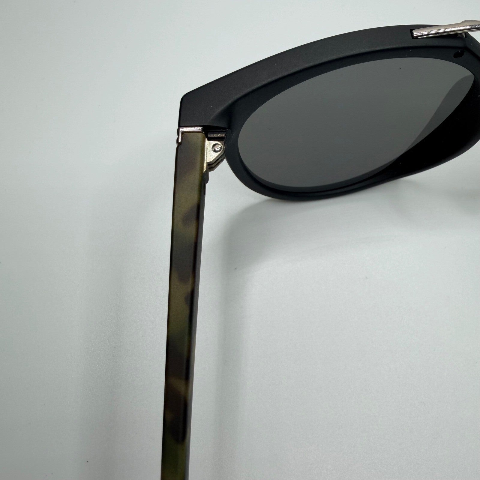 VonZipper Hitsville Sunglasses Camo Tortoise Double Bridge Matte Black Grey Lens