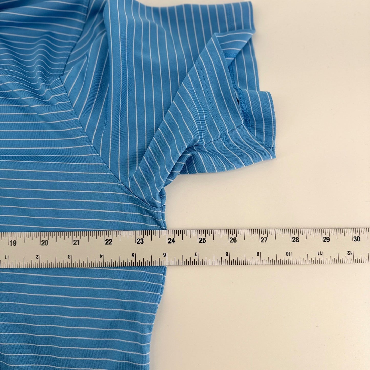 Nike Golf Boeing Classic Dri-FIT Striped Polo Shirt XL Blue 585748-412
