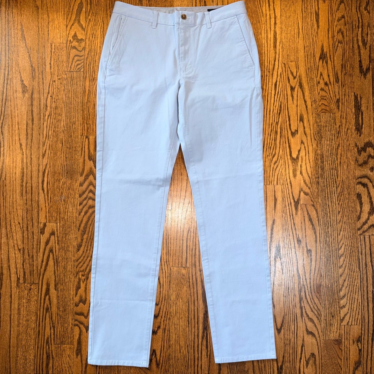 Bonobos Tailored Fit Chino Pants Light Blue 33x34 Mens Trousers NWOT Casual