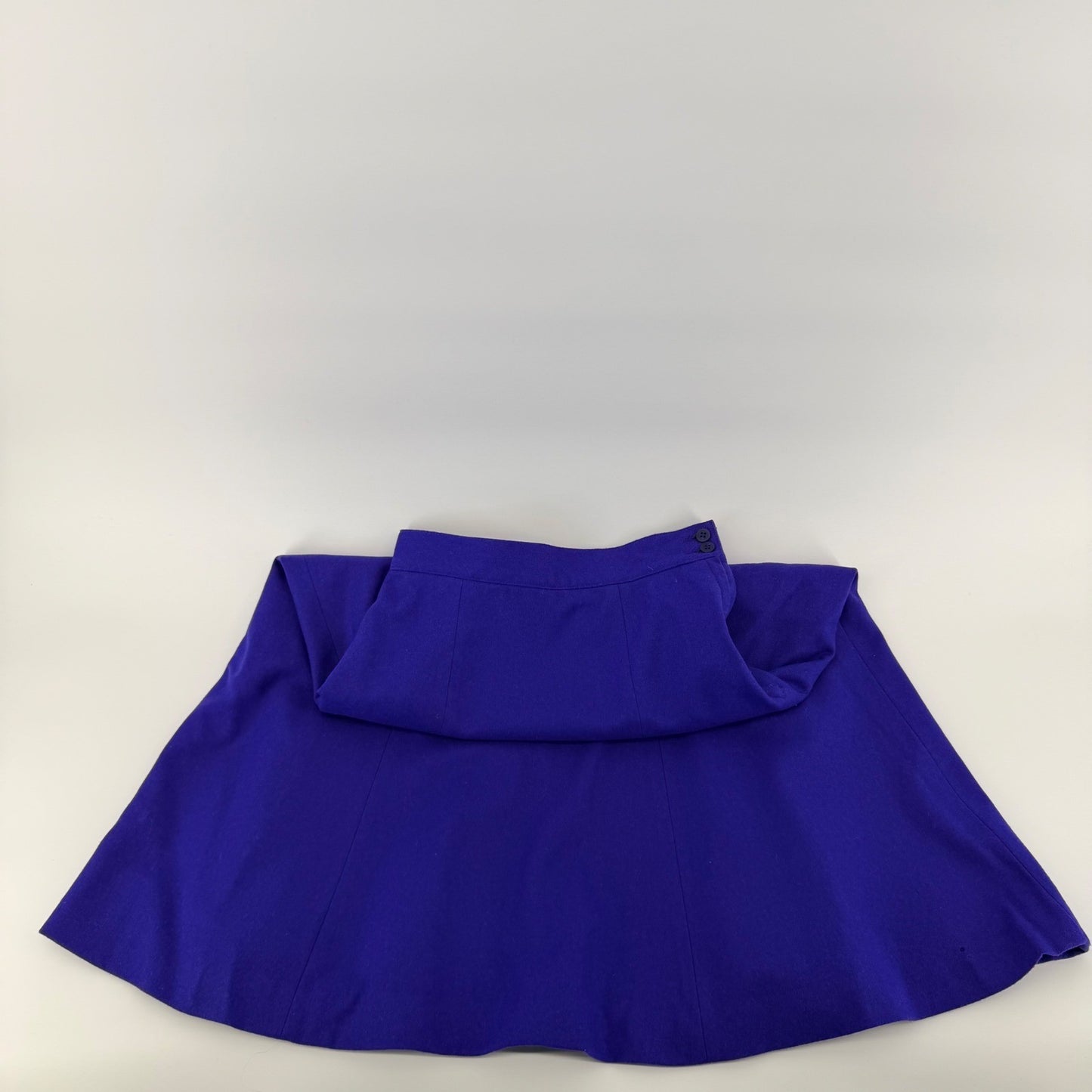 Pendleton Petite Vintage Wool Midi Skirt Purple A-Line High Waist 4P USA