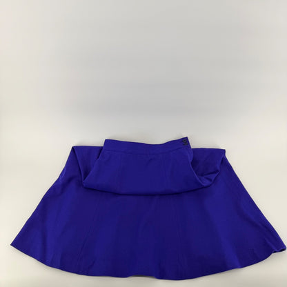 Pendleton Petite Vintage Wool Midi Skirt Purple A-Line High Waist 4P USA