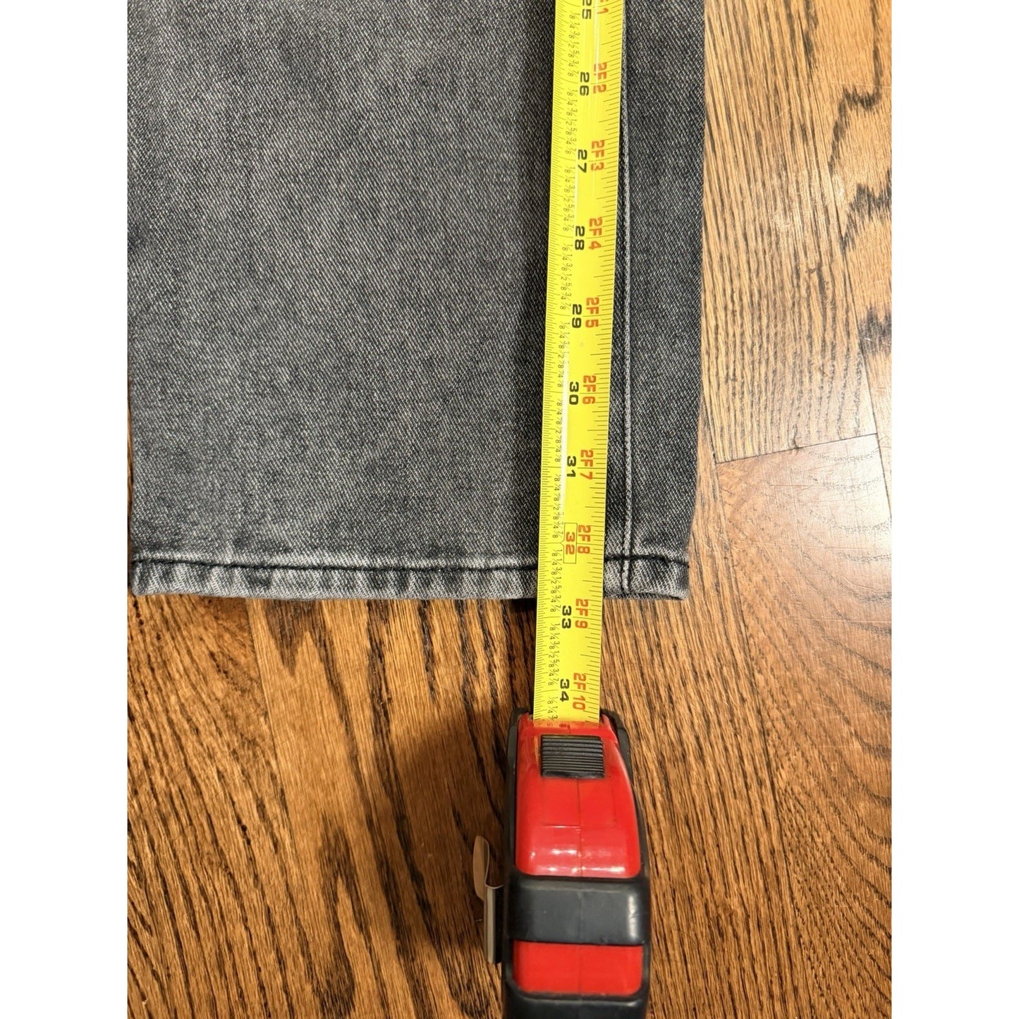 PacSun 90's Boyfriend Distressed High Rise Jeans 23 Washed Black Grey