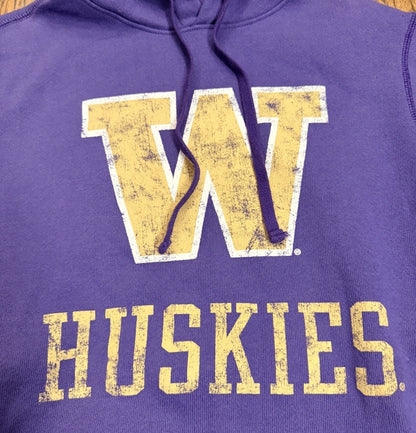 University of Washington Huskies Hoodie National Collegian Purple Size Small